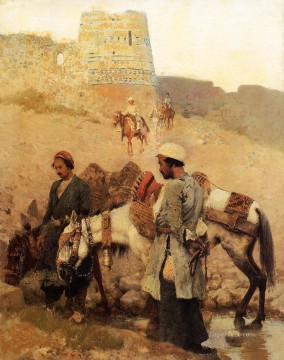 Edwin Señor Semanas Painting - Viajando en Persia Indio Egipcio Persa Edwin Lord Weeks